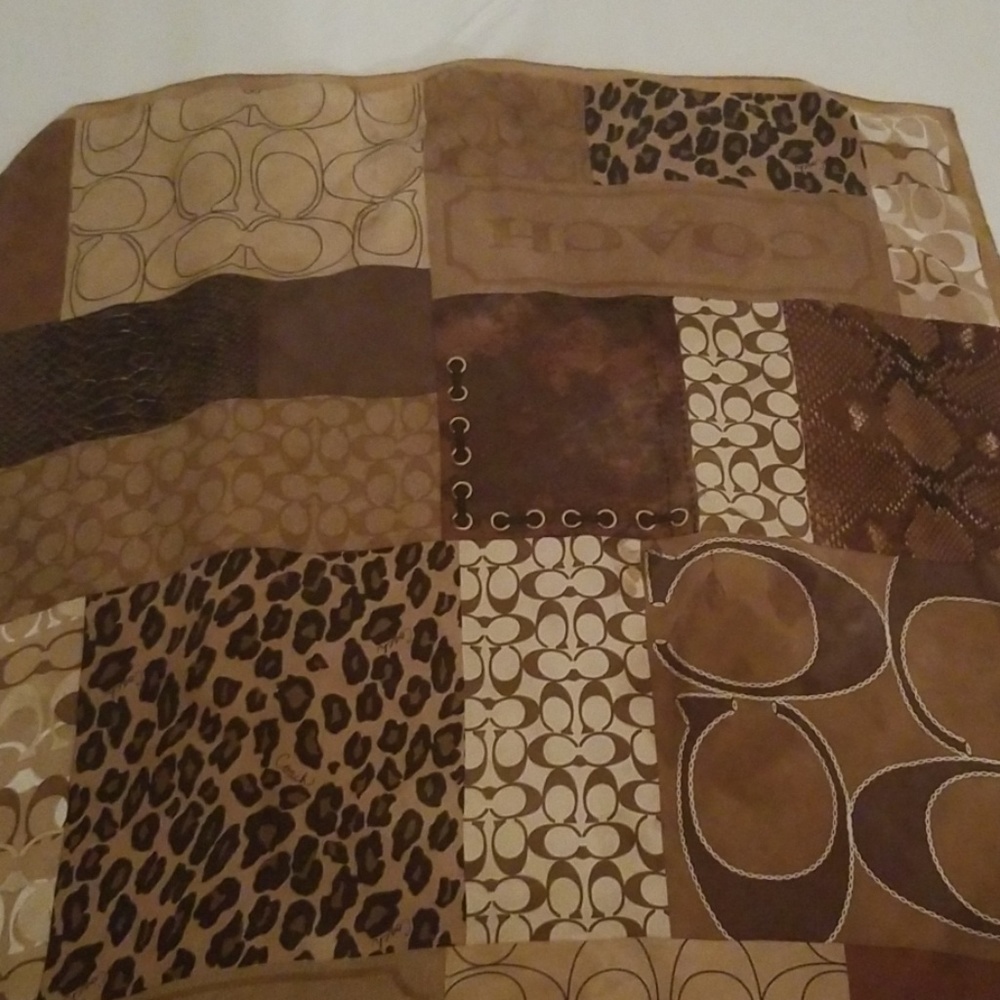 Coach Handkerchief animal prints